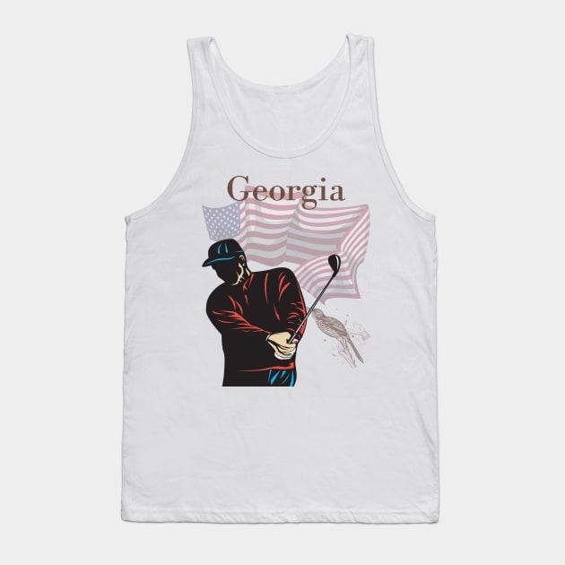 PGA Masters  tournament Tank Top by Love My..